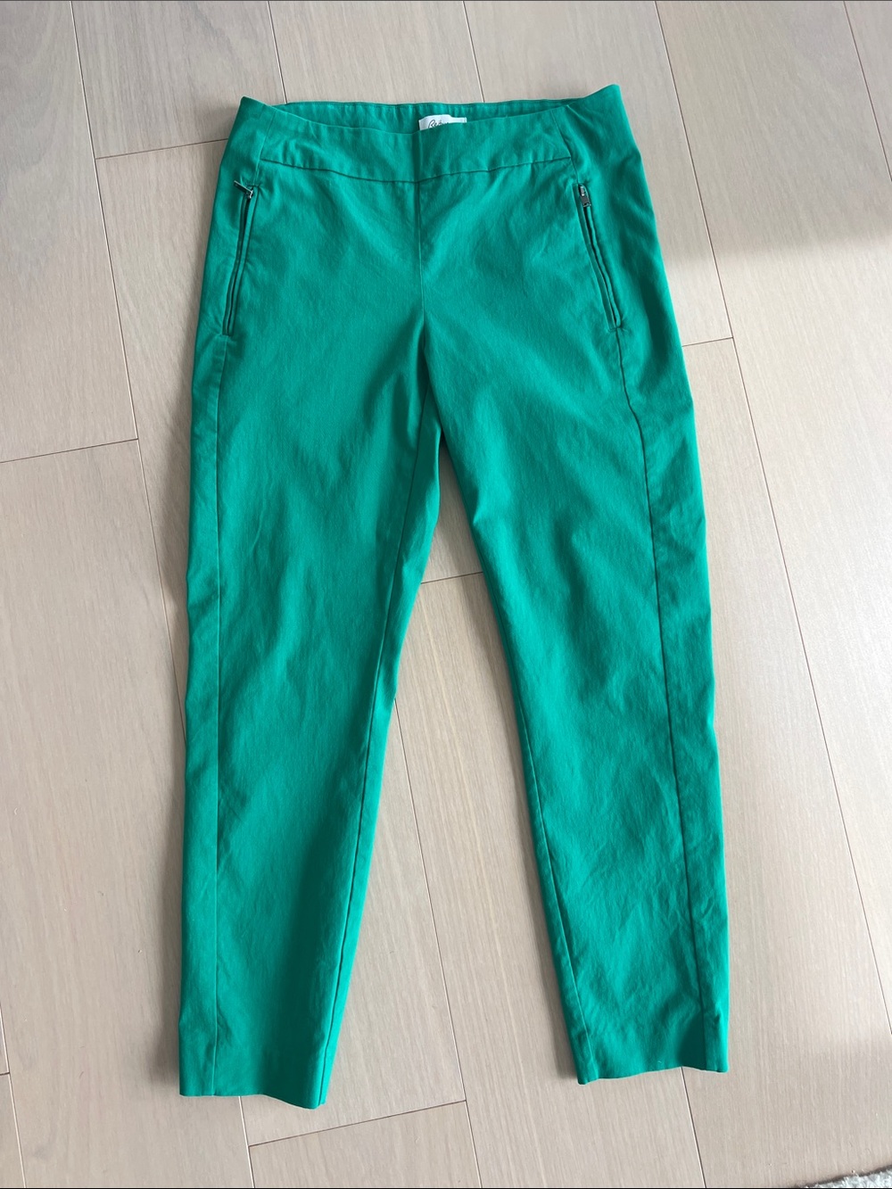 Reitmans Green Slim Tapered Chinos